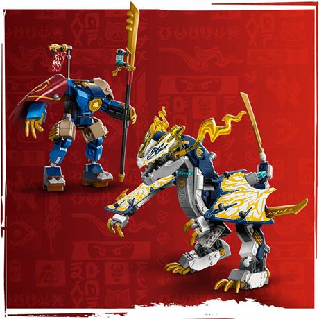 Конструктор LEGO NINJAGO Розбійник Робот-вершник на драконі 584 деталі (71843) - фото 6