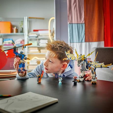 Конструктор LEGO NINJAGO Розбійник Робот-вершник на драконі 584 деталі (71843) - фото 7