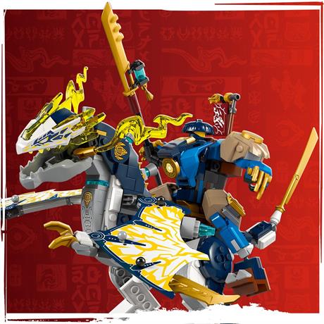 Конструктор LEGO NINJAGO Розбійник Робот-вершник на драконі 584 деталі (71843) - фото 11