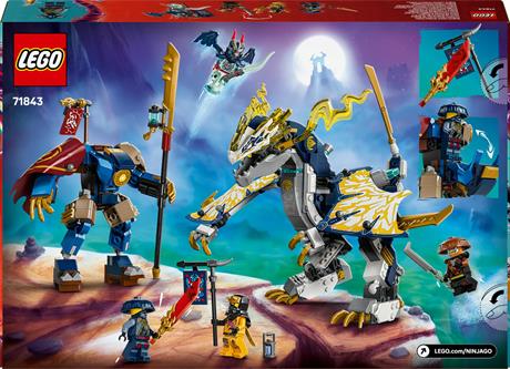 Конструктор LEGO NINJAGO Розбійник Робот-вершник на драконі 584 деталі (71843) - фото 12