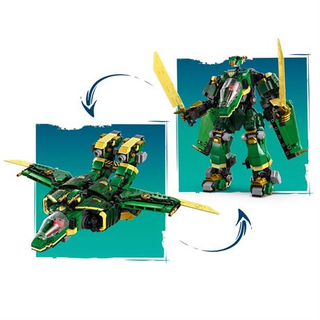 Конструктор LEGO NINJAGO Реактивний робот Ллойда 1112 деталей (71845) - фото 2