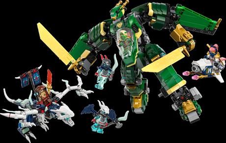 Конструктор LEGO NINJAGO Реактивний робот Ллойда 1112 деталей (71845) - фото 7
