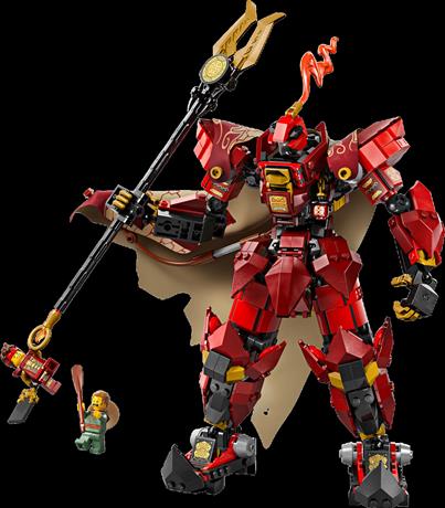 Конструктор LEGO NINJAGO Робот Вогняного Лицаря 996 деталей (71846) - фото 10
