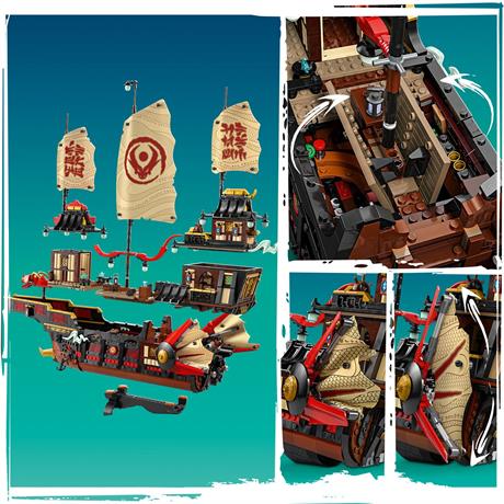 Конструктор LEGO NINJAGO Щедрість храму 2387 деталей (71848) - фото 9
