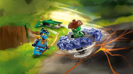 Конструктор LEGO Ninjago Ния против спинера монстра-мутанта 49 Деталей (71849) - фото 18