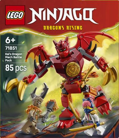 Конструктор LEGO Ninjago Боевой набор работа Дракона Кая 85 Деталей (71851) - фото 15