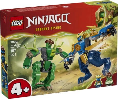 Конструктор LEGO® NINJAGO® Битва робота дракона Джея 107 деталей (71853) - фото 5