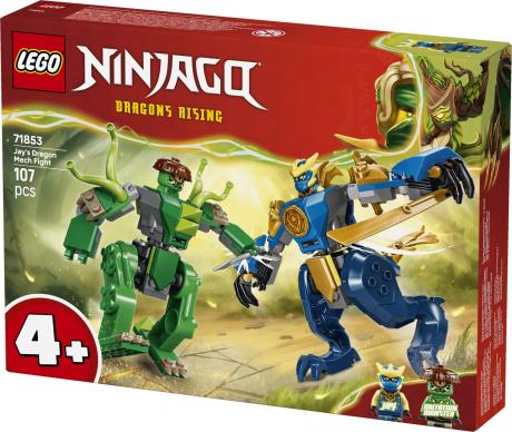 Конструктор LEGO® NINJAGO® Битва робота дракона Джея 107 деталей (71853) - фото 5