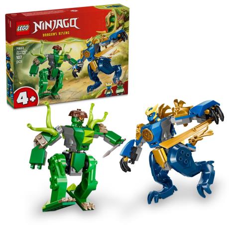 Конструктор LEGO® NINJAGO® Битва робота дракона Джея 107 деталей (71853) - фото 5