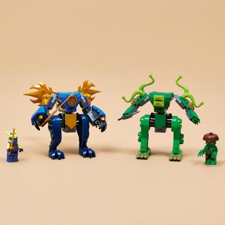 Конструктор LEGO® NINJAGO® Битва робота дракона Джея 107 деталей (71853) - фото 5