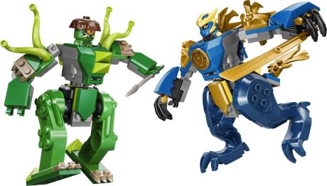 Конструктор LEGO® NINJAGO® Битва робота дракона Джея 107 деталей (71853) - фото 5