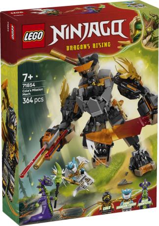 Конструктор LEGO Ninjago Робот Коула для місії і Дракон Зейн 364 Деталі (71854) - фото 16