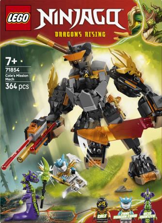 Конструктор LEGO Ninjago Робот Коула для місії і Дракон Зейн 364 Деталі (71854) - фото 16