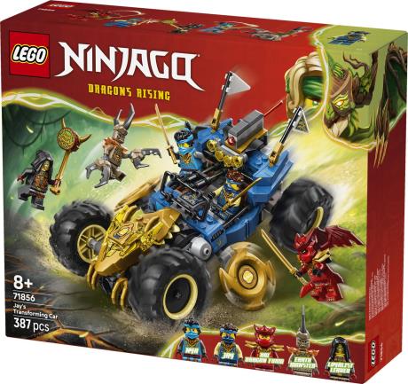 Конструктор LEGO Ninjago Автомобіль-трансформер Джея 387 Деталей (71856) - фото 5
