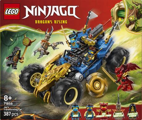Конструктор LEGO Ninjago Автомобіль-трансформер Джея 387 Деталей (71856) - фото 5