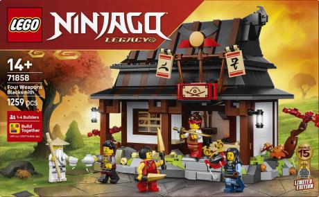 Конструктор LEGO Ninjago Ковальня «Чотири зброї». 15-та річниця 1259 Деталей ( 71858 ) - фото 13