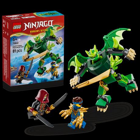 Конструктор LEGO® NINJAGO® Боевой набор робота Дракона Ллойда, 81 деталь (71862) - фото 2