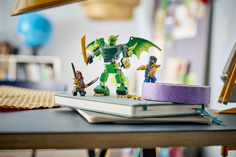 Конструктор LEGO® NINJAGO® Боевой набор робота Дракона Ллойда, 81 деталь (71862) - фото 6