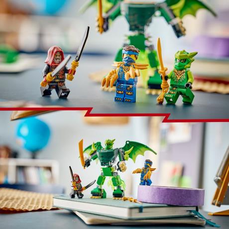 Конструктор LEGO® NINJAGO® Боевой набор робота Дракона Ллойда, 81 деталь (71862) - фото 8