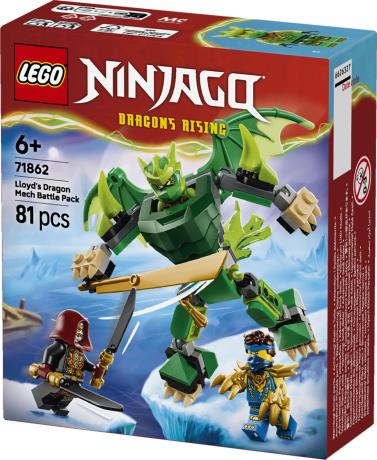 Конструктор LEGO® NINJAGO® Боевой набор робота Дракона Ллойда, 81 деталь (71862) - фото 10
