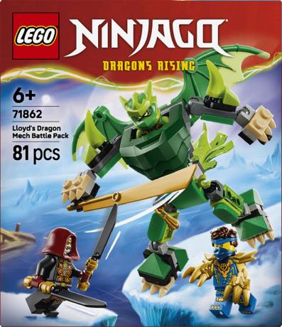 Конструктор LEGO® NINJAGO® Боевой набор робота Дракона Ллойда, 81 деталь (71862) - фото 11