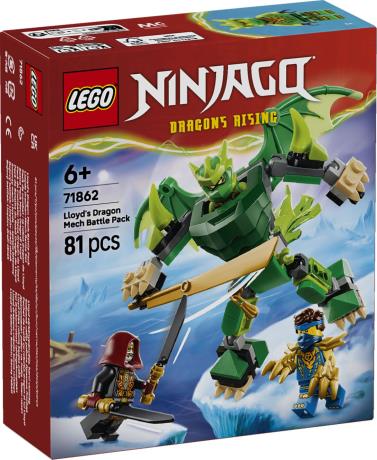 Конструктор LEGO® NINJAGO® Боевой набор робота Дракона Ллойда, 81 деталь (71862) - фото 0