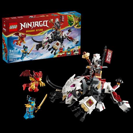 Конструктор LEGO® NINJAGO® Зильвар и дракон Гримтак, 232 детали (71863) - фото 2
