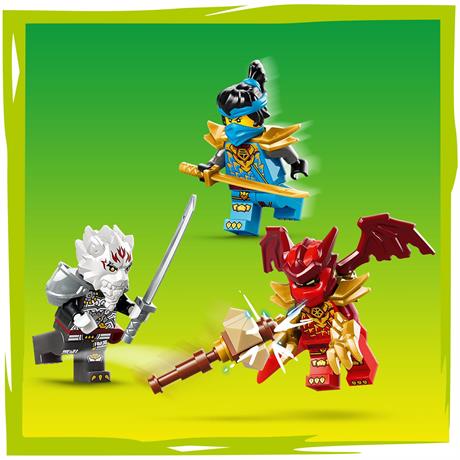 Конструктор LEGO® NINJAGO® Зильвар и дракон Гримтак, 232 детали (71863) - фото 4