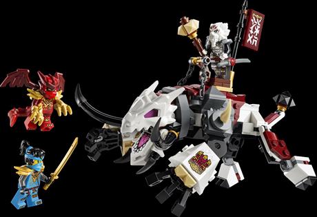 Конструктор LEGO® NINJAGO® Зильвар и дракон Гримтак, 232 детали (71863) - фото 8