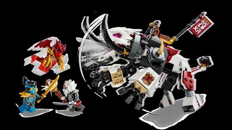 Конструктор LEGO® NINJAGO® Зильвар и дракон Гримтак, 232 детали (71863) - фото 10