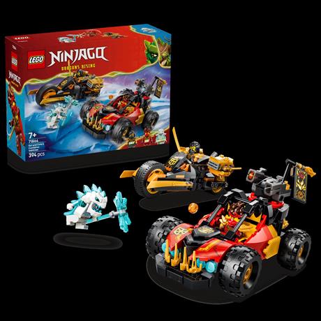Конструктор LEGO® NINJAGO® Комбинированные транспортные средства Кая и Коула, 394 детали (71864) - фото 2