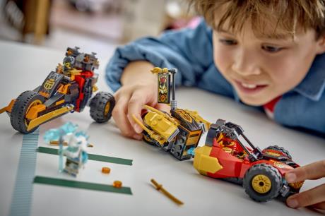 Конструктор LEGO® NINJAGO® Комбіновані транспортні засоби Кая та Коула Іграшка, 394 деталі (71864) - фото 4