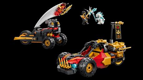 Конструктор LEGO® NINJAGO® Комбинированные транспортные средства Кая и Коула, 394 детали (71864) - фото 10
