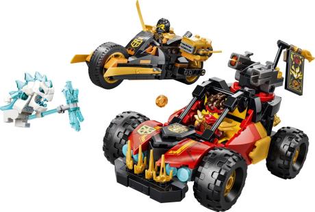 Конструктор LEGO® NINJAGO® Комбіновані транспортні засоби Кая та Коула Іграшка, 394 деталі (71864) - фото 13