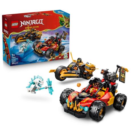 Конструктор LEGO® NINJAGO® Комбіновані транспортні засоби Кая та Коула Іграшка, 394 деталі (71864) - фото 0