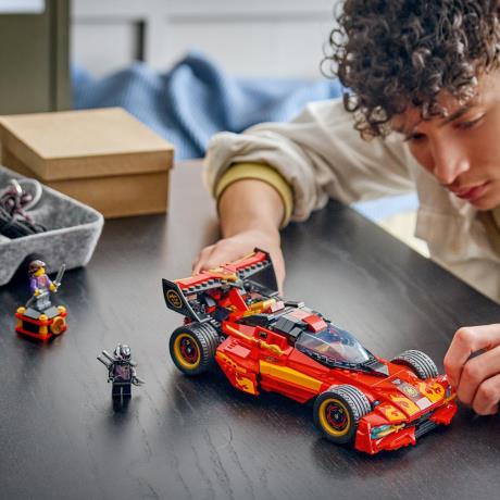 Конструктор LEGO® NINJAGO® Переслідувач ніндзя X-1 — 15-та річниця, 691 деталь (71867) - фото 5