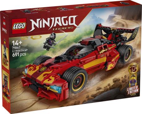 Конструктор LEGO® NINJAGO® Переслідувач ніндзя X-1 — 15-та річниця, 691 деталь (71867) - фото 12