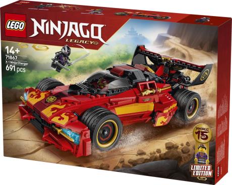 Конструктор LEGO® NINJAGO® Переслідувач ніндзя X-1 — 15-та річниця, 691 деталь (71867) - фото 12
