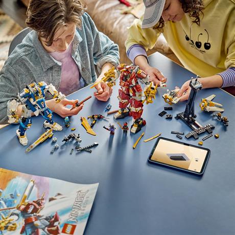 Конструктор LEGO® NINJAGO® Близнюки роботи-Титани Фігурки, 1707 деталей (71870) - фото 2