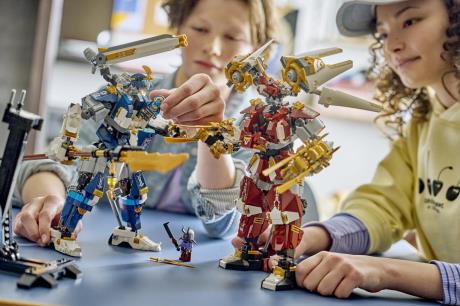 Конструктор LEGO® NINJAGO® Близнюки роботи-Титани Фігурки, 1707 деталей (71870) - фото 4