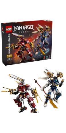 Конструктор LEGO® NINJAGO® Близнюки роботи-Титани Фігурки, 1707 деталей (71870) - фото 6