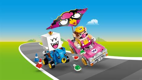 Конструктор LEGO Super Mario Mario Kart Wario та King Boo 512 деталей (72038) - фото 7