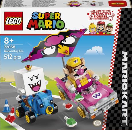Конструктор LEGO Super Mario Mario Kart Wario та King Boo 512 деталей (72038) - фото 11