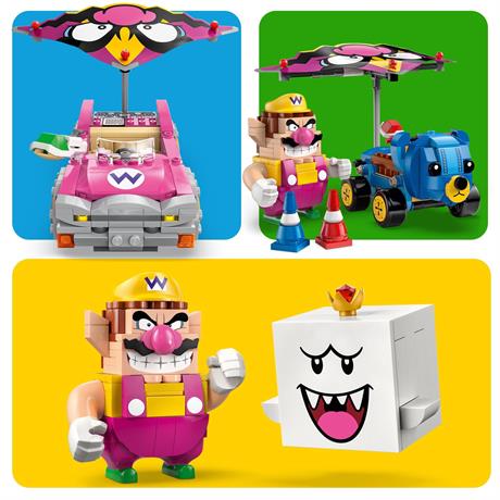 Конструктор LEGO Super Mario Mario Kart Wario та King Boo 512 деталей (72038) - фото 15