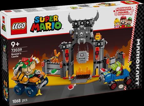 Конструктор LEGO Super Mario Mario Kart Bowser та його замок 1068 деталей (72039) - фото 2