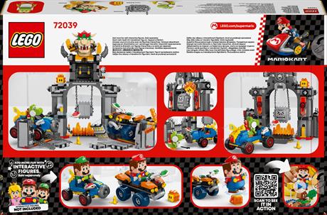 Конструктор LEGO Super Mario Mario Kart Bowser та його замок 1068 деталей (72039) - фото 7