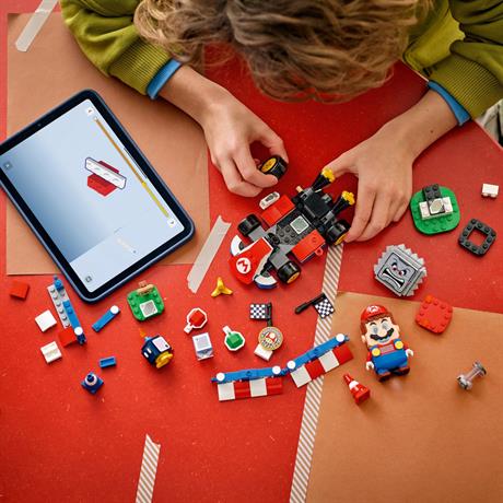 Конструктор LEGO Super Mario Mario Kart Interactive LEGO Mario та Standard Kart 278 деталей (72043) - фото 8