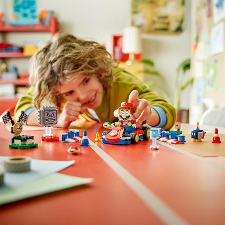 Конструктор LEGO Super Mario Mario Kart Interactive LEGO Mario та Standard Kart 278 деталей (72043) - фото 15