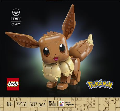 Конструктор LEGO® Pokemon™ Іві Набір для конструювання моделі для геймерів, 585 деталей (72151) - фото 5