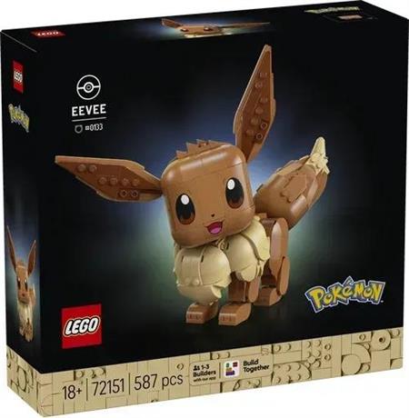 Конструктор LEGO® Pokemon™ Іві Набір для конструювання моделі для геймерів, 585 деталей (72151) - фото 0